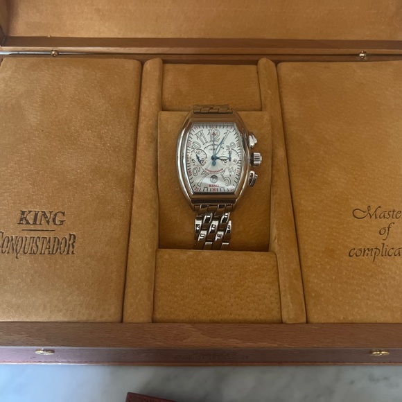 Franck Muller King Conquistador Silver Men's Watch - 8005CC - Picture 7 of 14